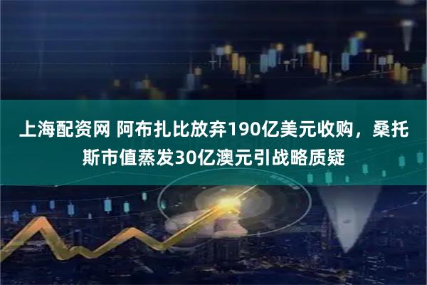 上海配资网 阿布扎比放弃190亿美元收购，桑托斯市值蒸发30亿澳元引战略质疑