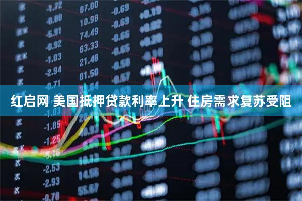 红启网 美国抵押贷款利率上升 住房需求复苏受阻