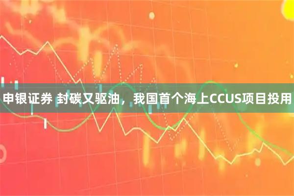 申银证券 封碳又驱油，我国首个海上CCUS项目投用